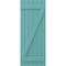 Ekena Millwork Americraft 6-Board (2 Batten) Wood Joined Board-n-Batten Shutters w/ Z-Bar, ARW102BB621X77PTH, PR ARW102BB621X77PTH - alternate 5